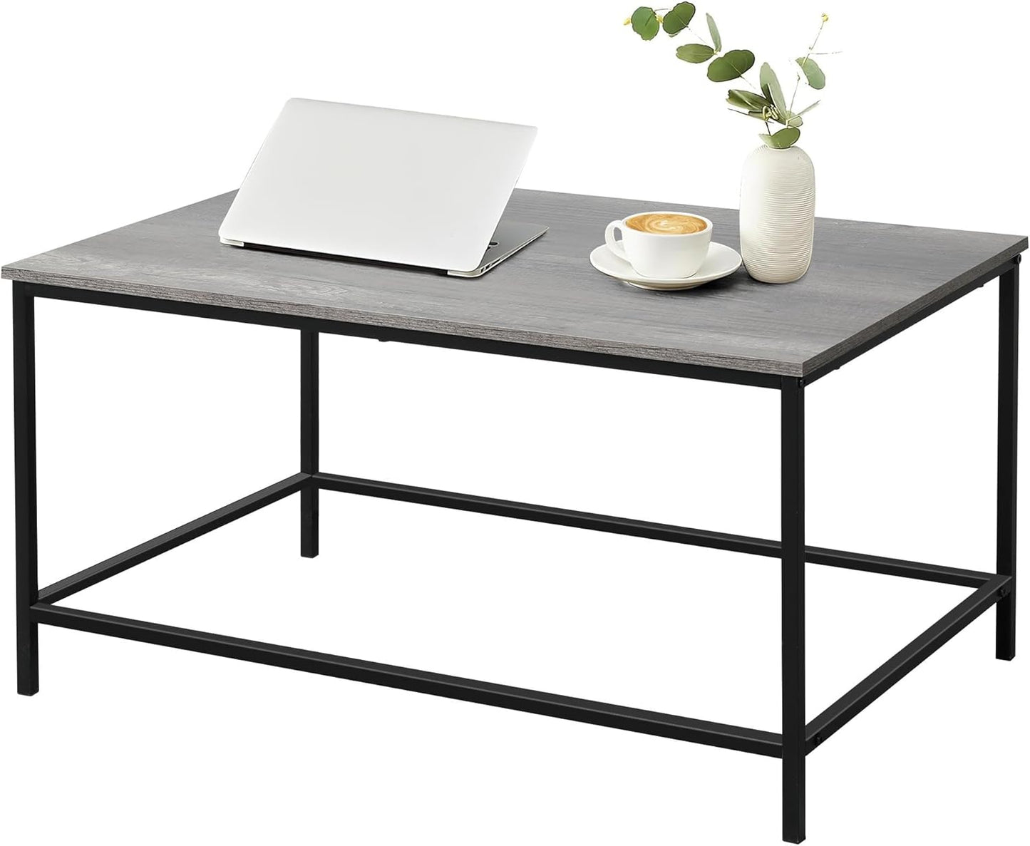 SENIG Small Coffee Table for Modern Industrial Living Rooms