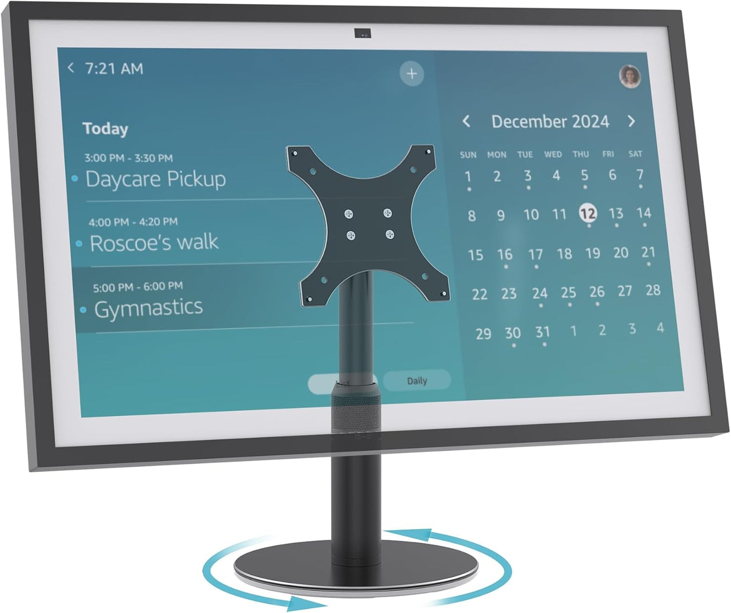Adjustable Stand for Echo Show 21 and 15, Metal Holder