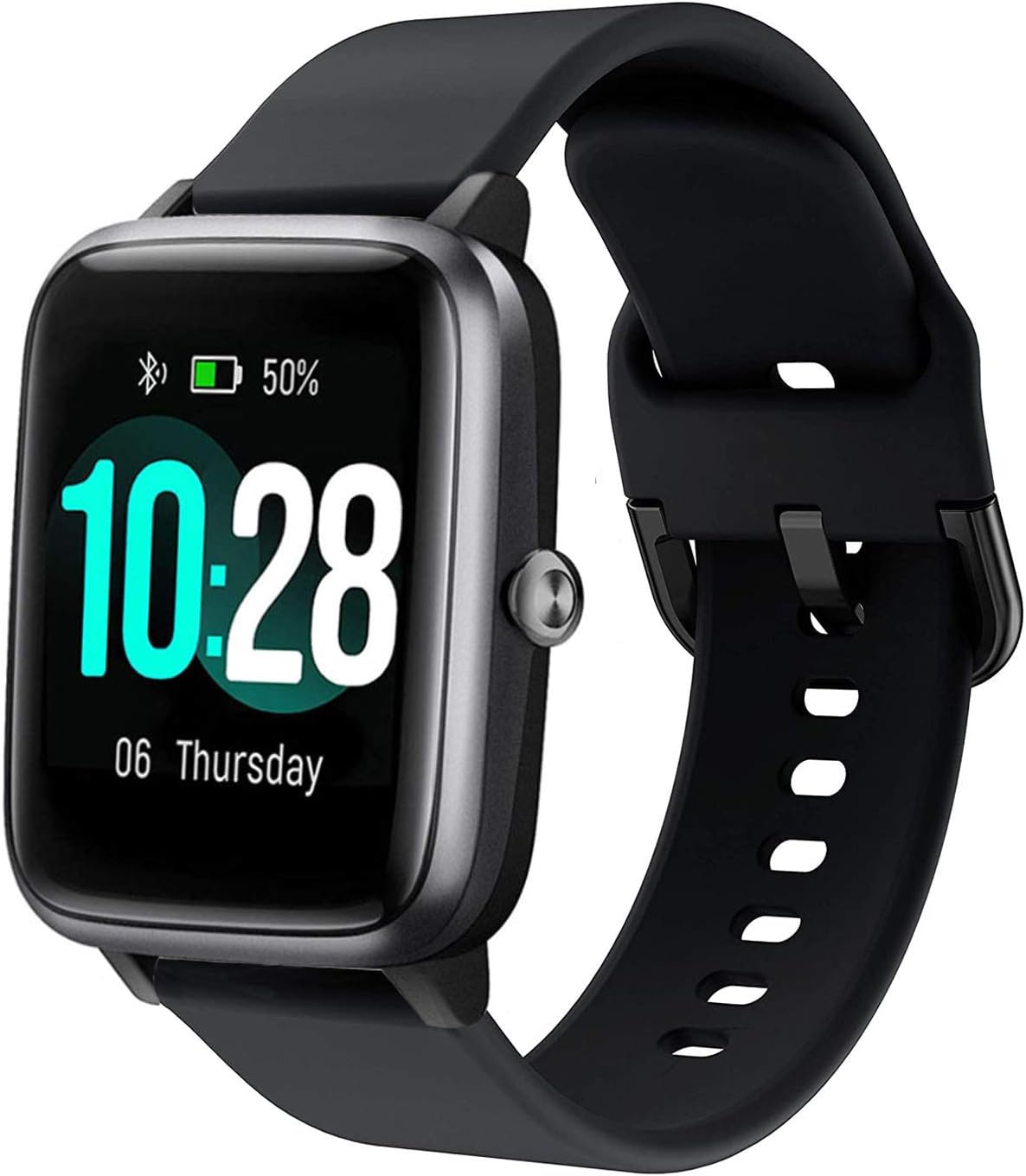 ViCRiOR 19mm Floral Silicone Band for ID205L