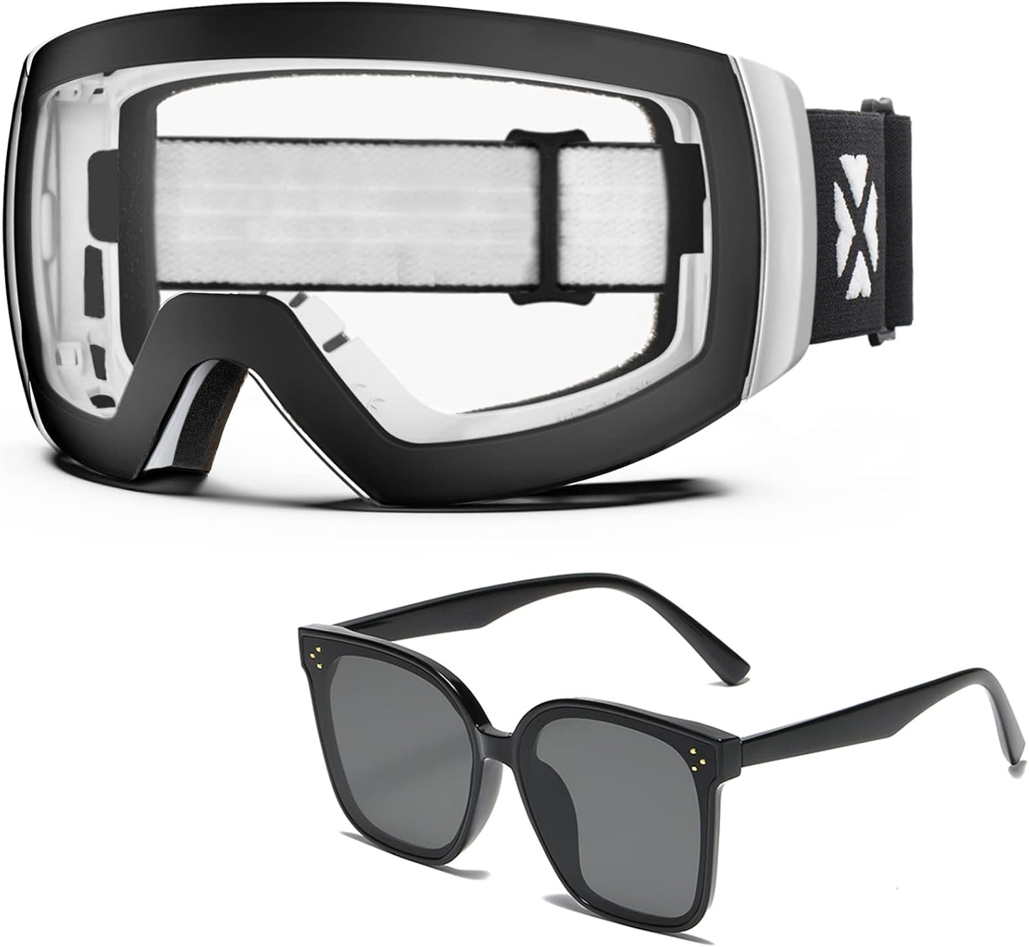 MAXJULI Magnetic Ski Goggles for Ultimate Vision