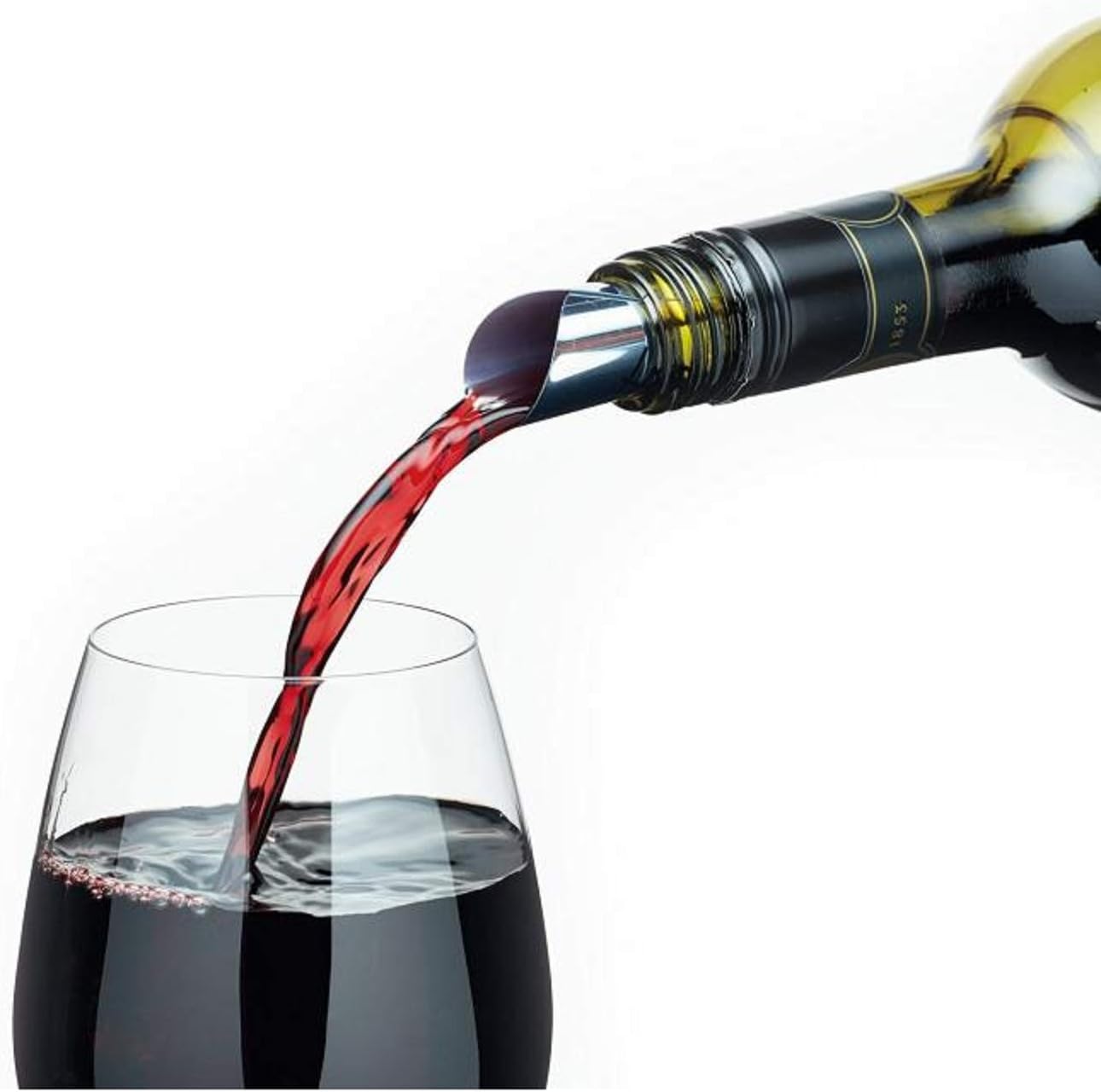 The Original Wine Disc Drop Stopping Pour Spout for Mess-Free Pouring