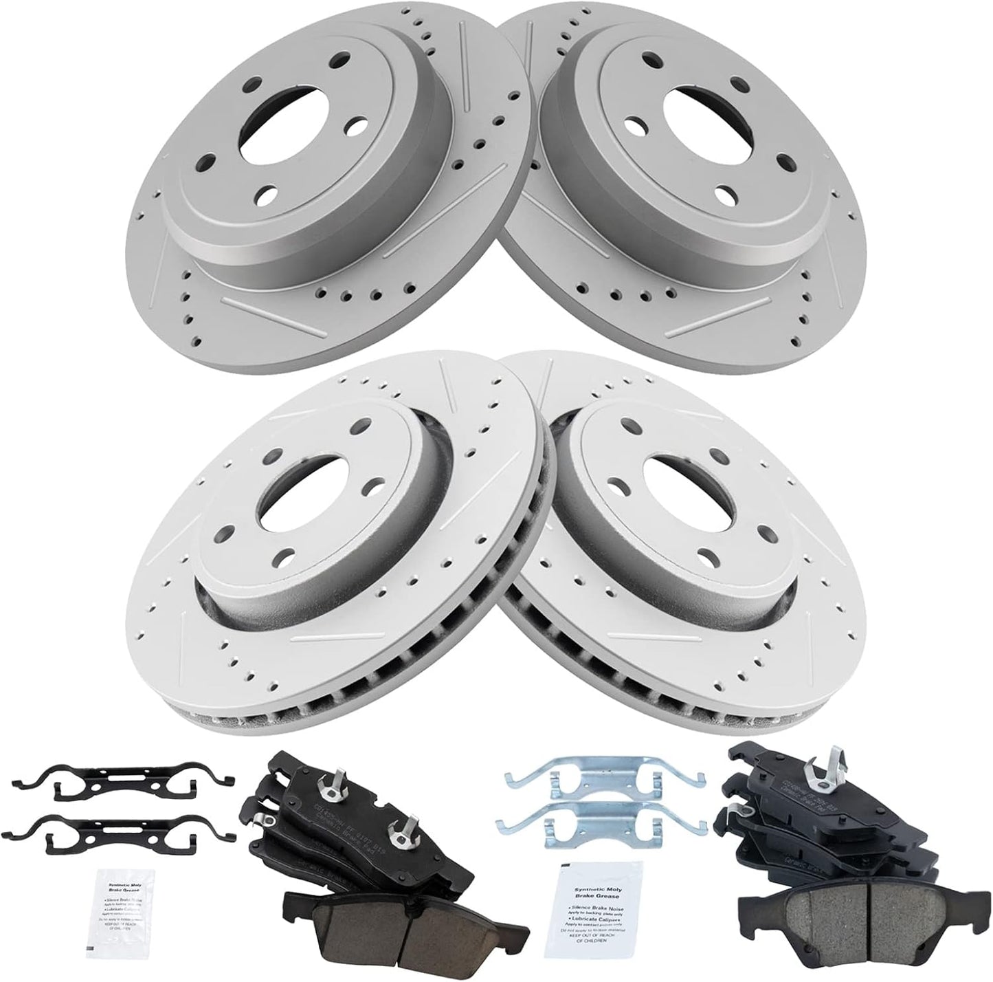 Performance Brake Pad & Rotor Kit for Dodge Durango & Jeep