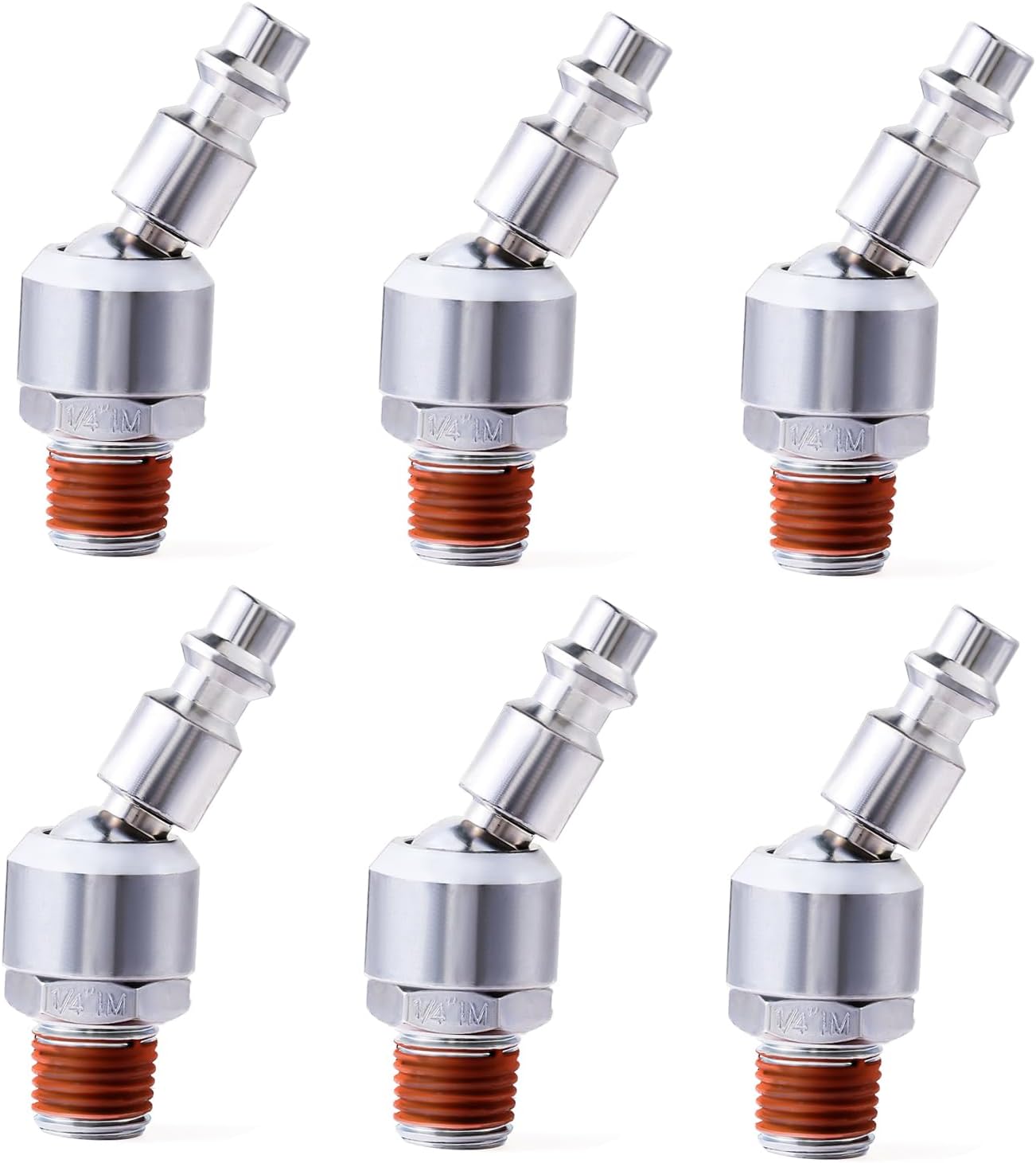 Milosline 1/4 Swivel Air Plug: Quick Connect for Easy Air Hose Fittings