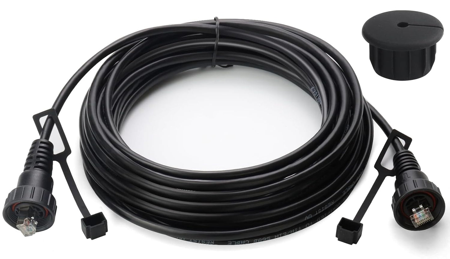 25ft Garmin Marine Ethernet Cable - Sharp Compatibility
