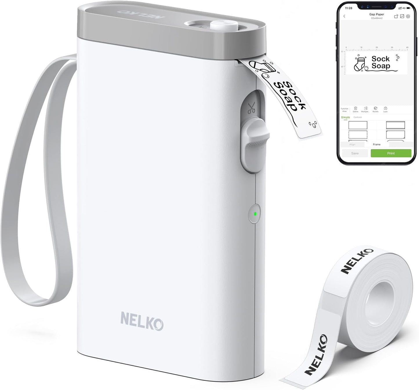 Nelko Bluetooth Label Maker - Organize with Ease!