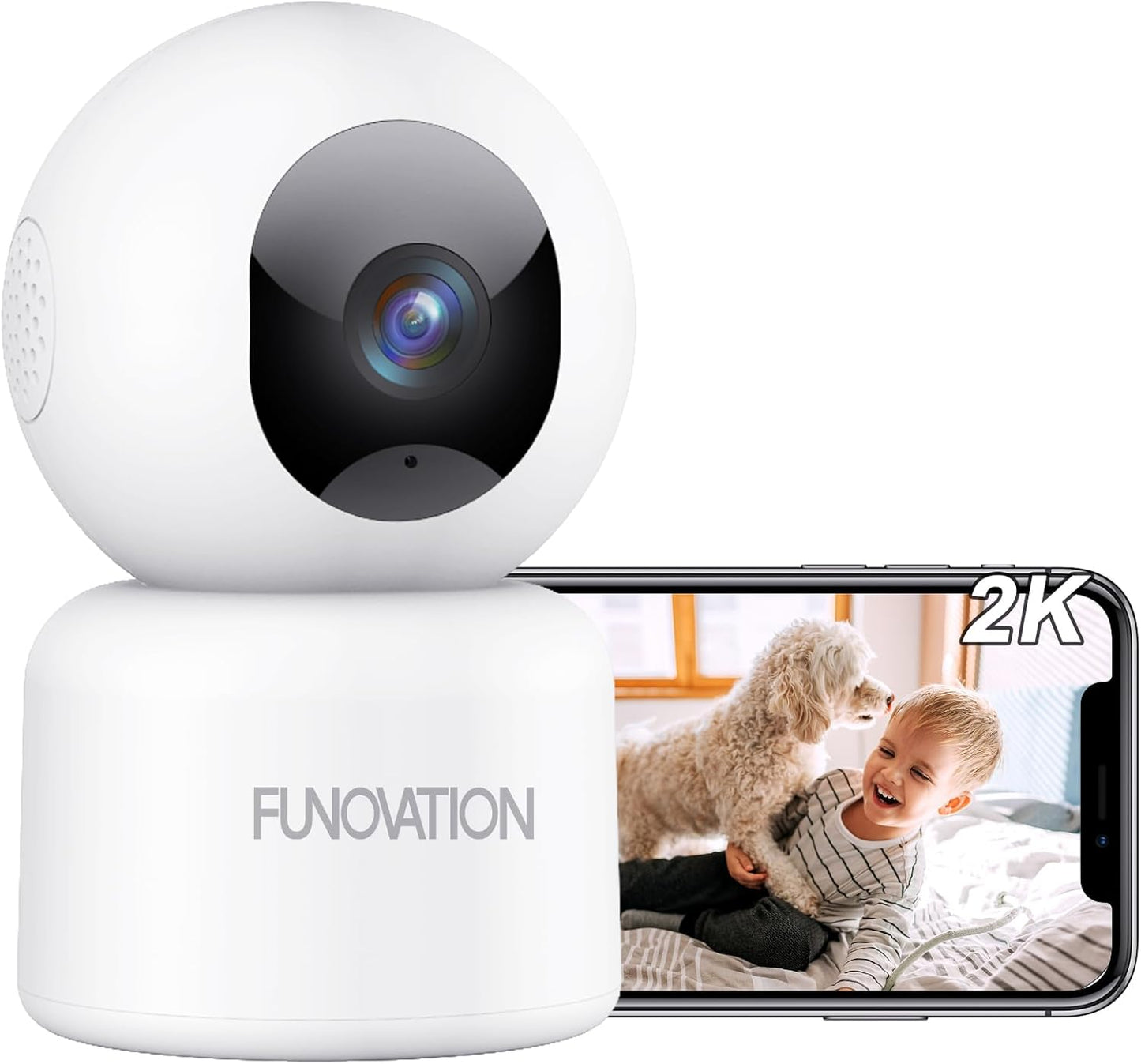360 PTZ WiFi Indoor Camera - Pet-Friendly Security