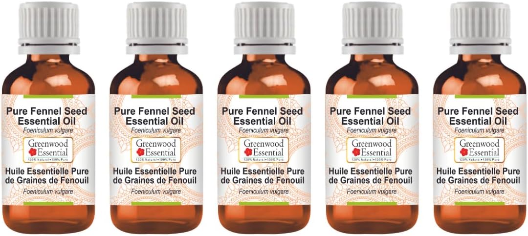 Pure Fennel Seed Essential Oil for Skin and Hair Care