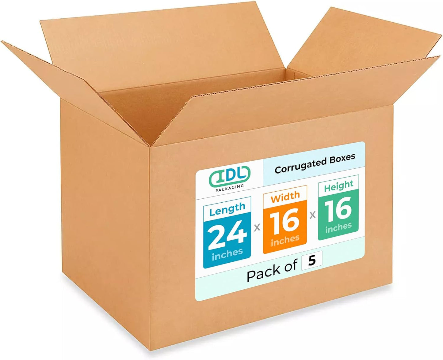 Extra Large Shipping Boxes 24 x 16 x 16 inches for Moving