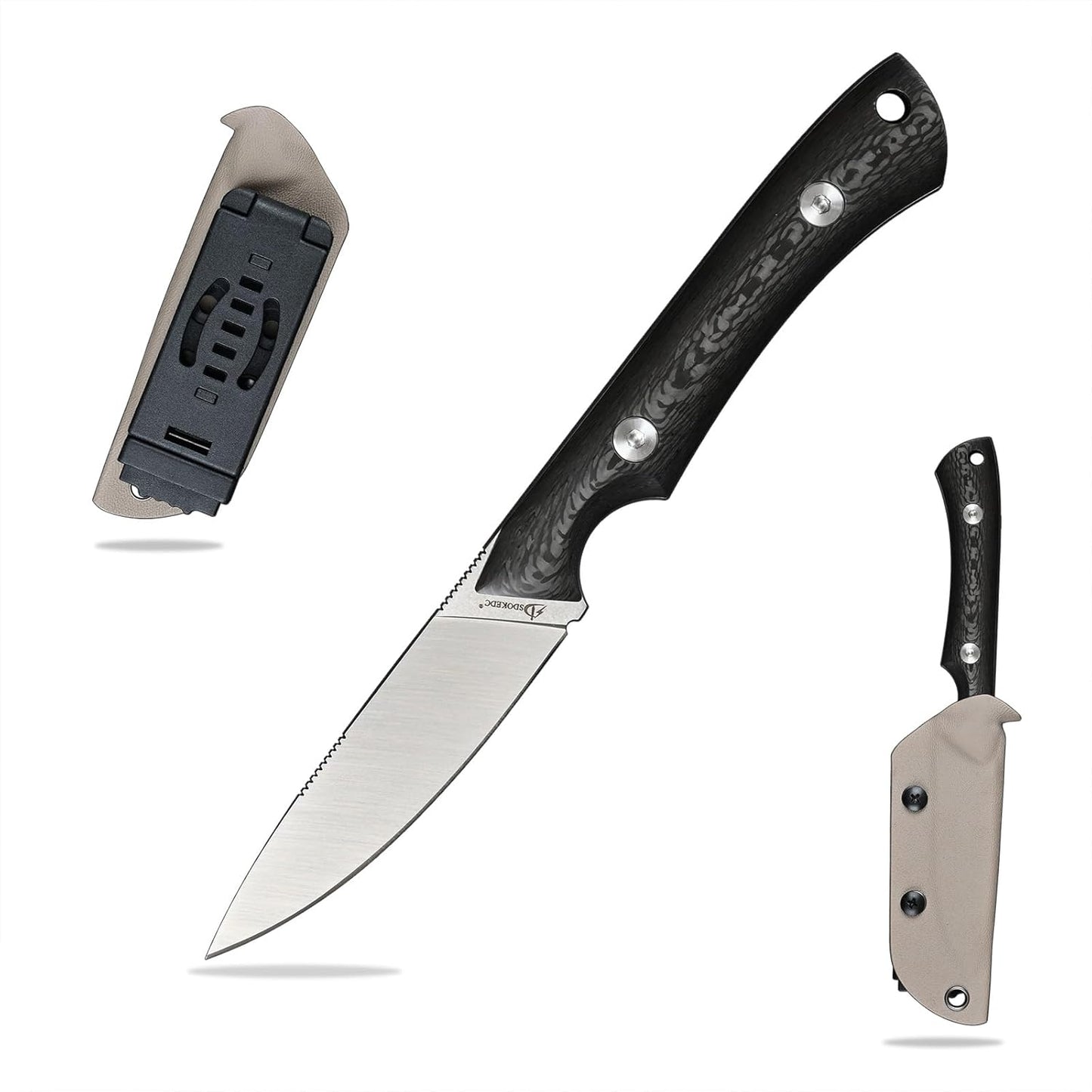 DC53 Steel Tactical Fixed Blade Knife for EDC Outdoor Use