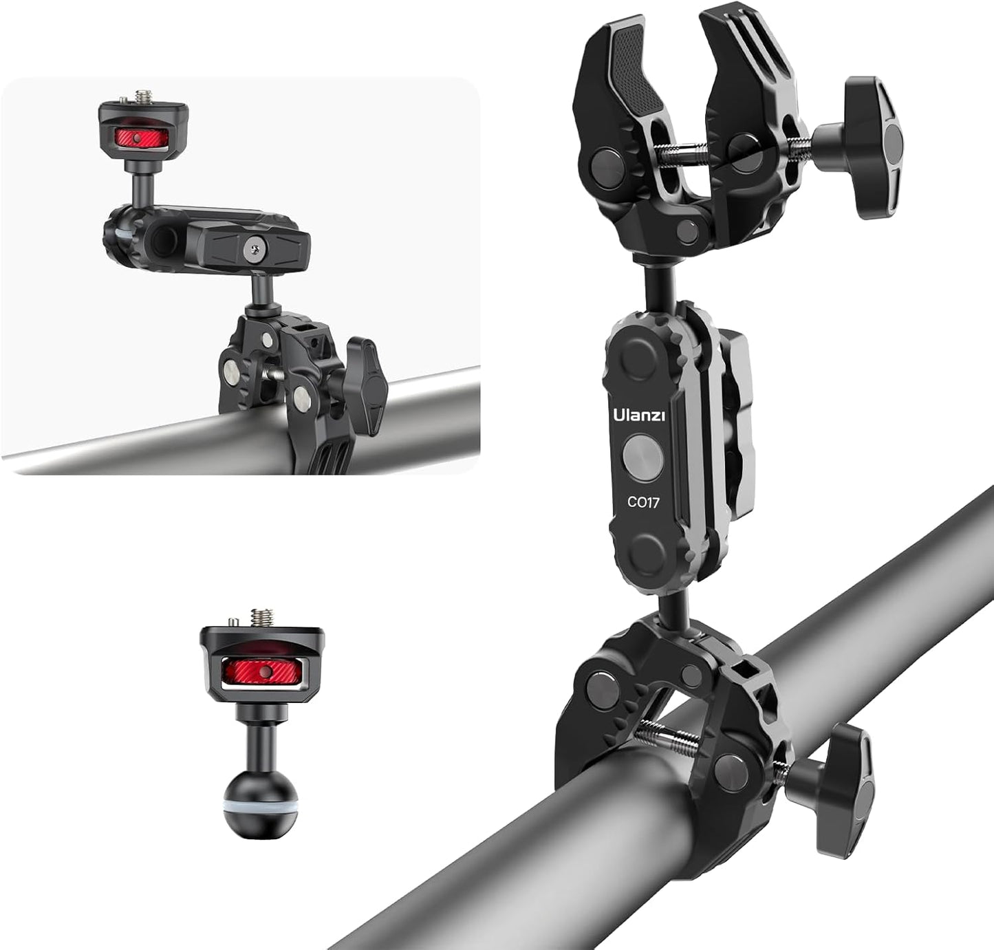 ULANZI Super Clamp Double Camera Clamp for Versatile Mounting