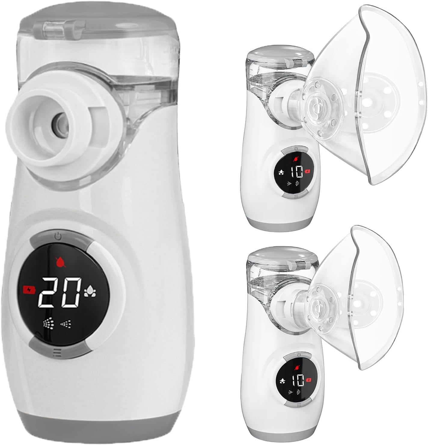 Mayluck Portable Handheld Nebulizer - Ultra-Quiet & Auto-Cleaning!