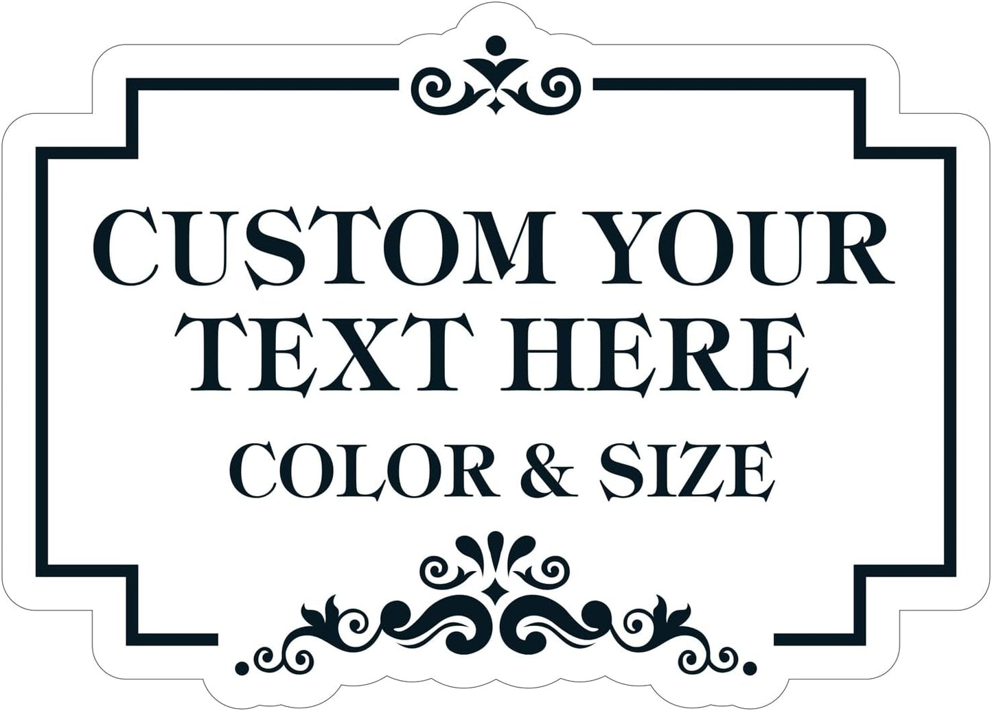 Custom Outdoor Metal Sign - Personalized for Home and Business