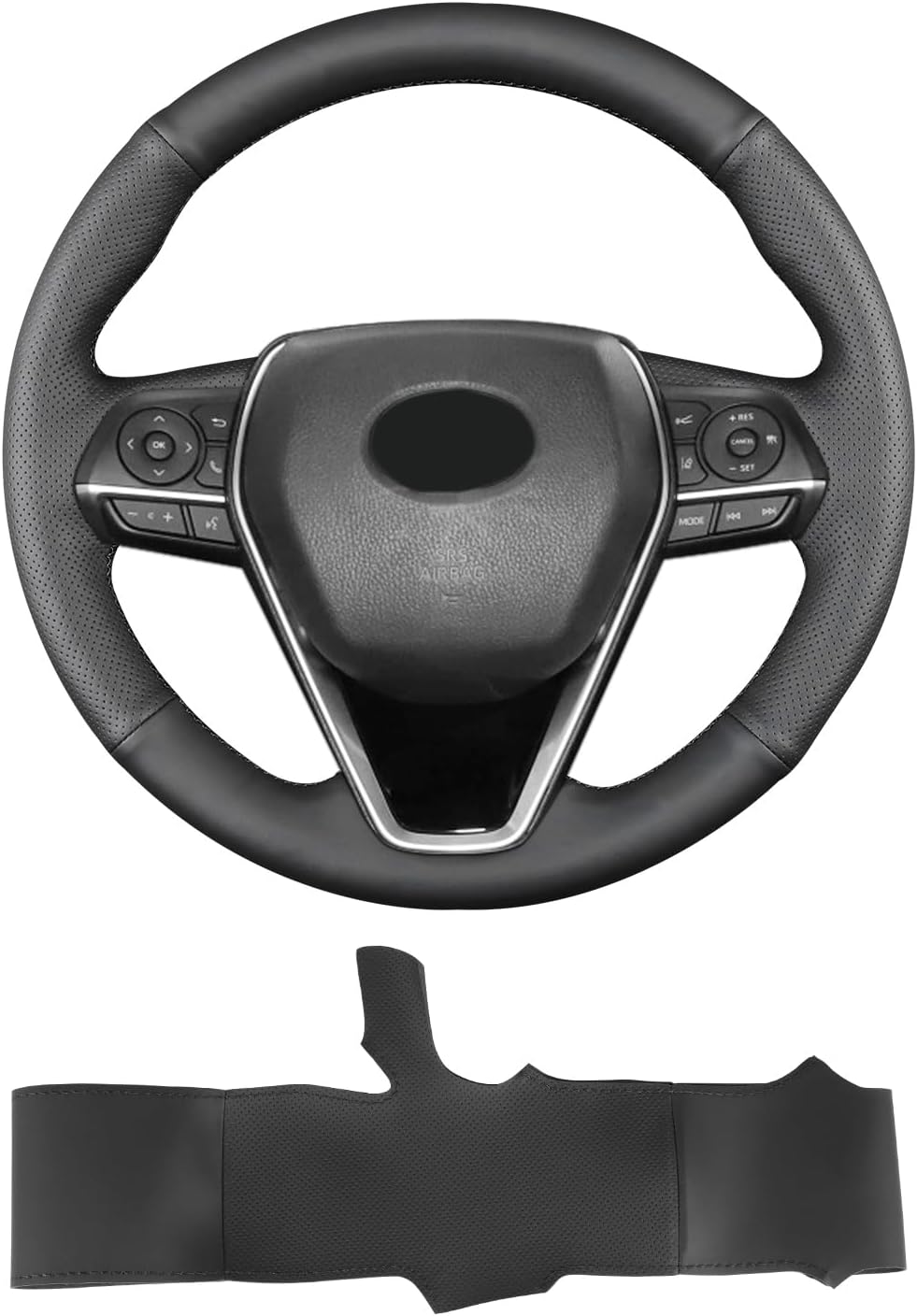 Hand Sewn Steering Wheel Cover for Toyota RAV4 and More
