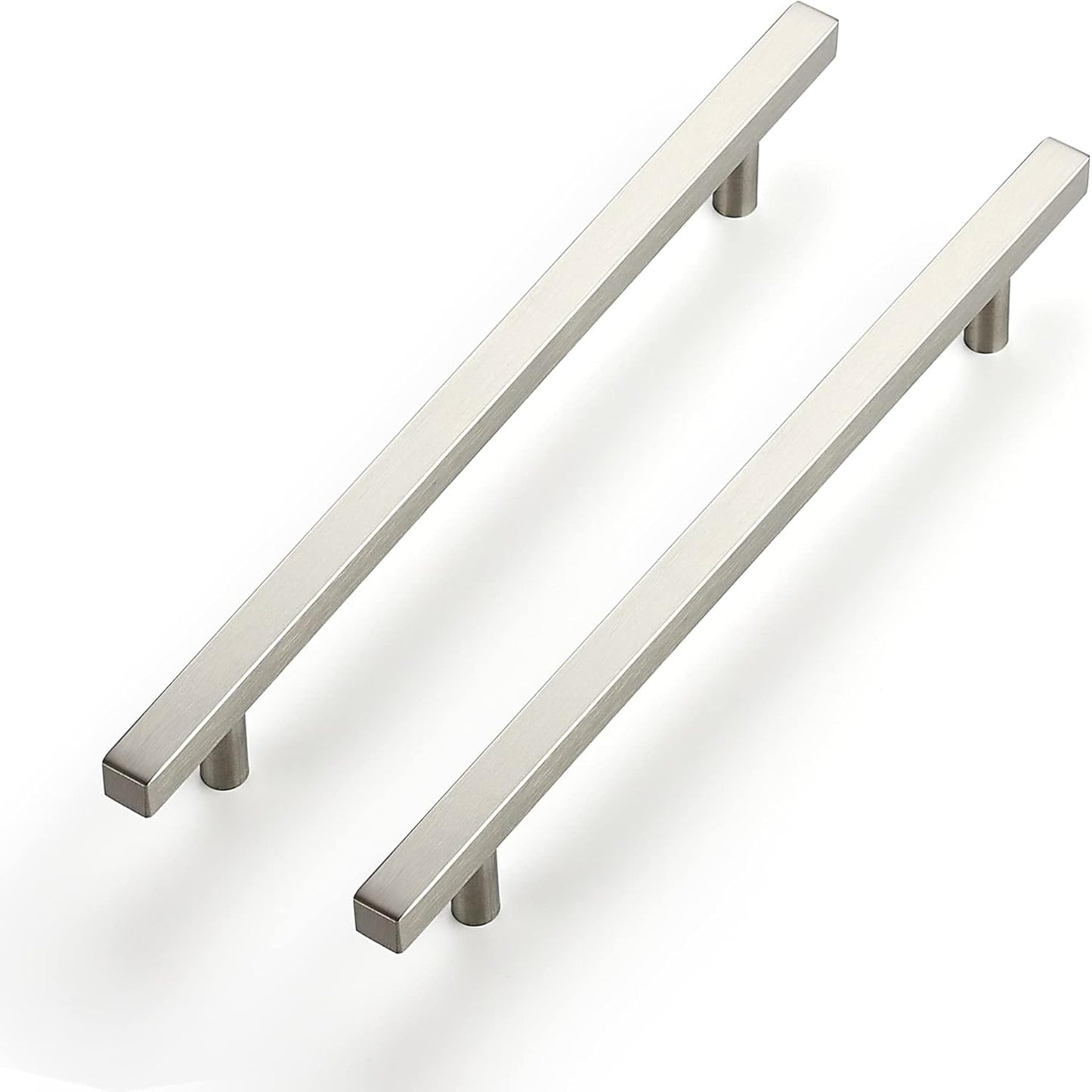 Ravinte 30 Pack 10 Inch Square Cabinet Pulls in Brushed Nickel