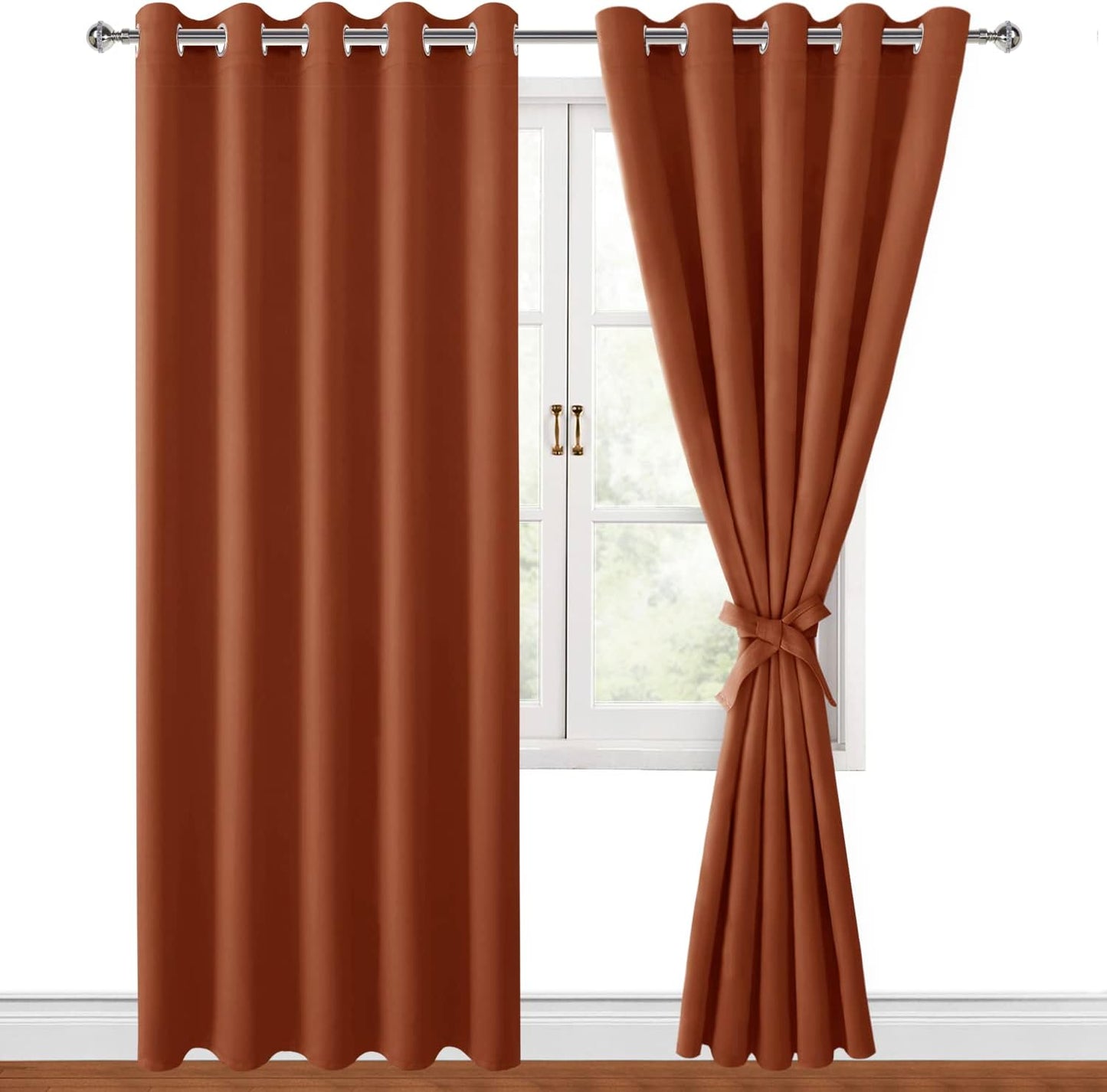 Hiasan Blackout Curtains for Bedroom - Thermal Insulated 60 x 84