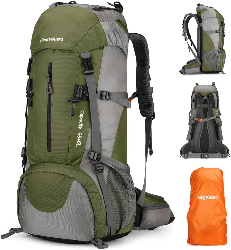 King'sGuard 70L Hiking Backpack with Rain Cover Review