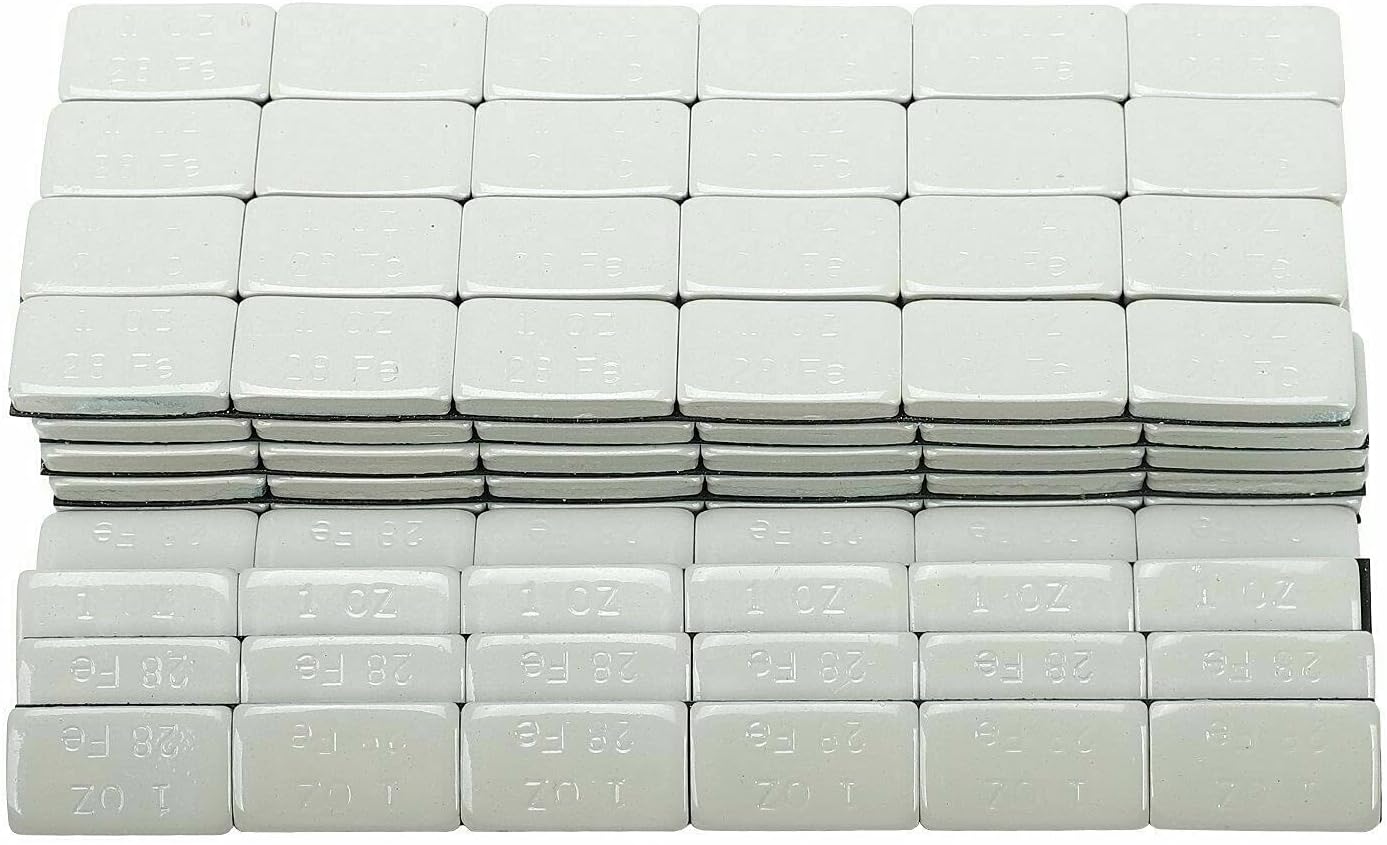 Tire Balancing Wheel Weights Stick-On Adhesive 1 OZ Gray 144 pcs