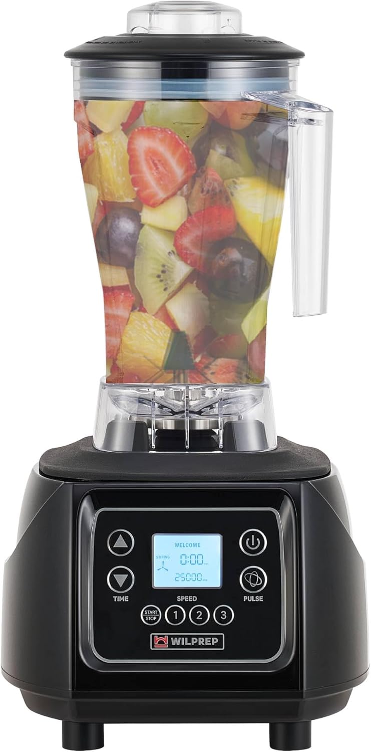 Wilprep 2HP Commercial Blender: Speed & Precision!