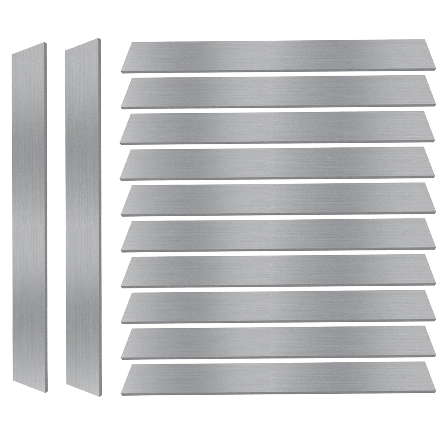 12Pcs 80CRV2 Carbon Steel Bar for Knife Making Projects