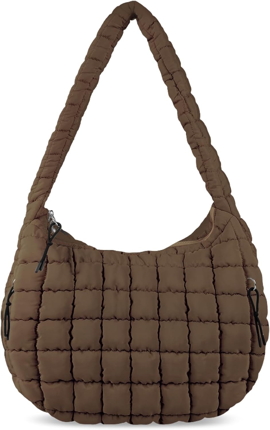 Quilted Puffer Tote Bag for Women - Stylish Lightweight Carryall