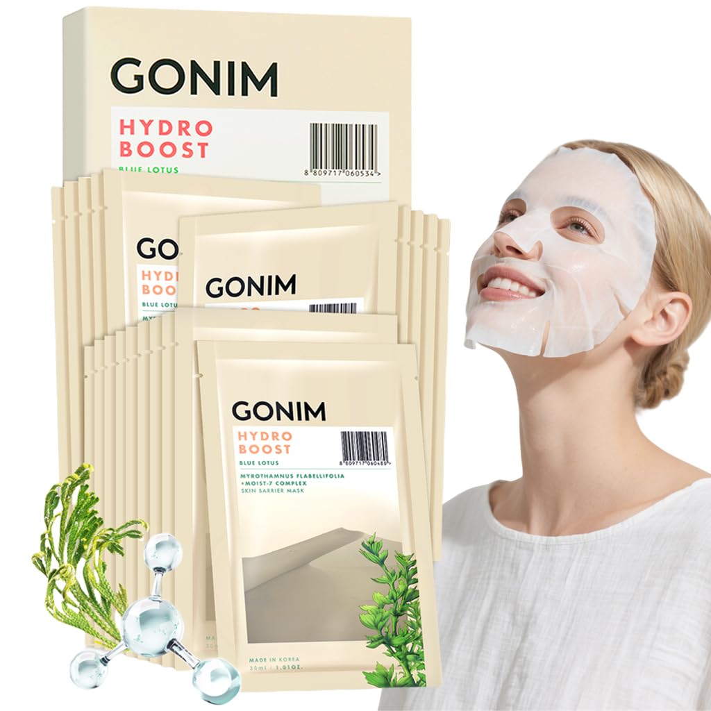 GONIM Korean Face Mask with Hyaluronic Acid for Deep Hydration