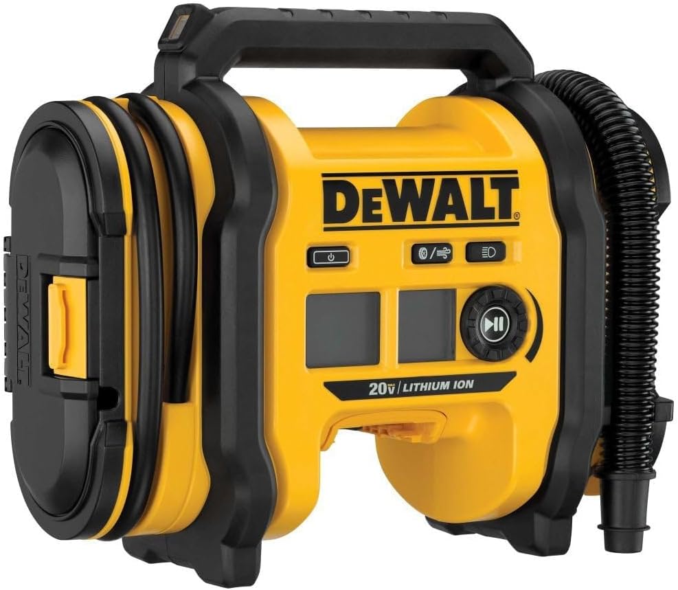DEWALT 20V MAX Tire Inflator - Portable & Automatic