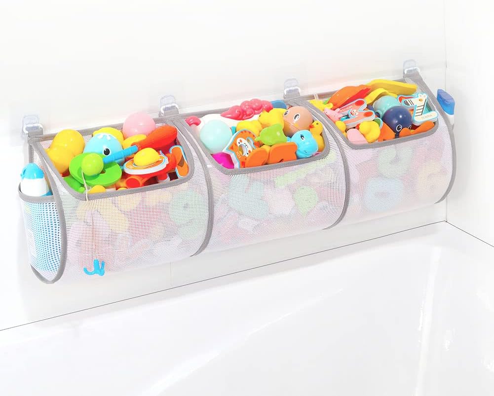 Quick-Dry Bath Toy Holder for Spot-Free Storage