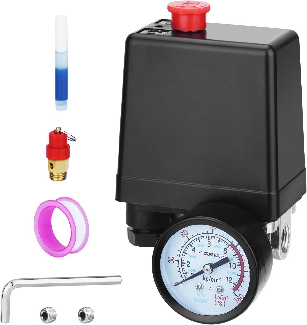 Optimal Performance: Air Compressor Control Valve + Regulator - 4 Way