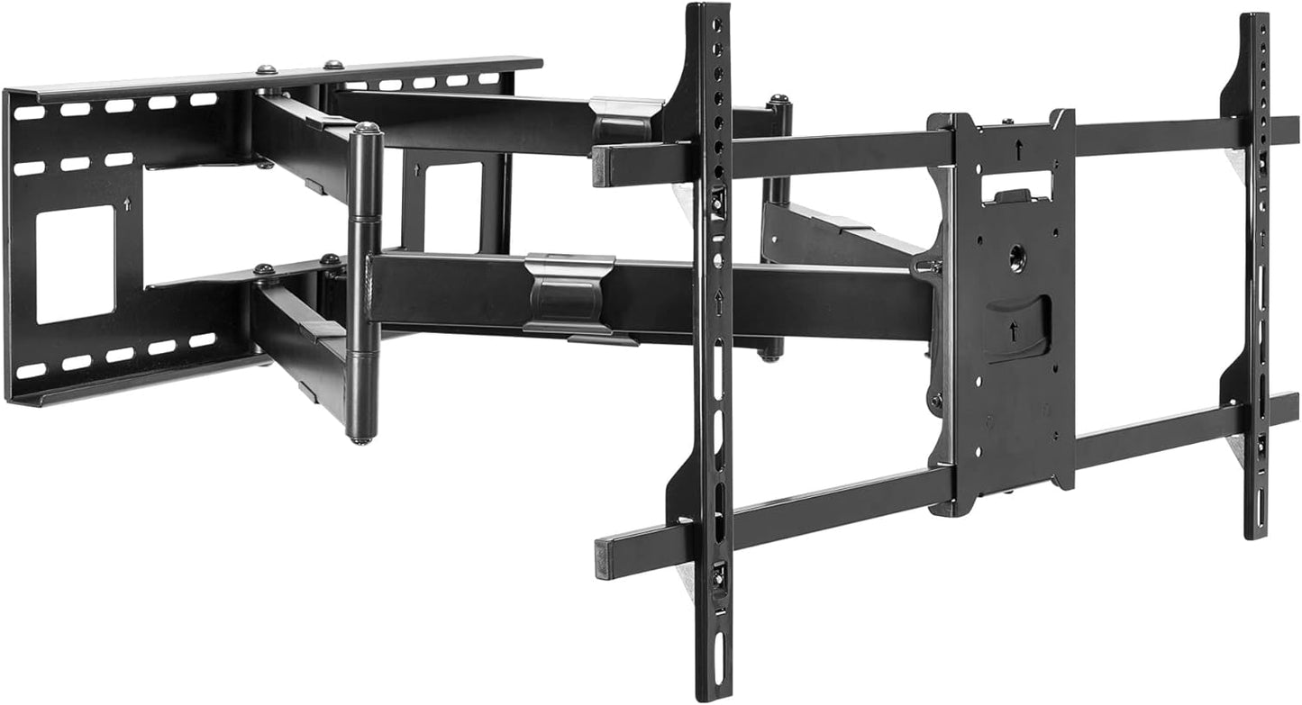 Mount-It! Long Extension Dual Arm TV Mount - Full Motion Wall Bracket with 36 Extended Arm