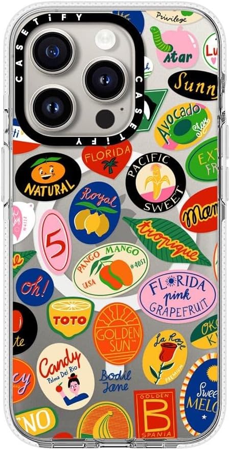CASETIFY Clear iPhone 15 Pro Case with Military Grade Protection