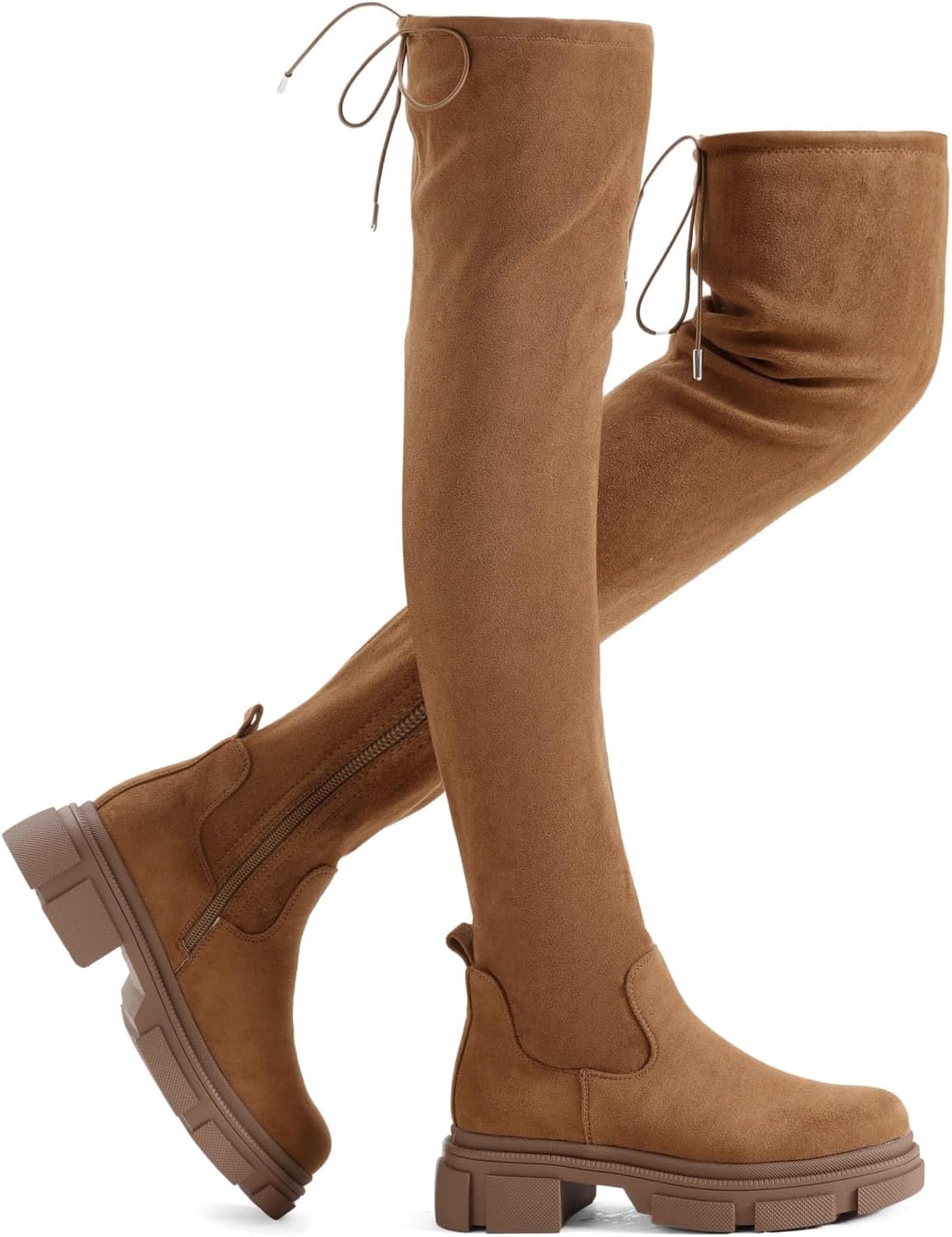 Shoe'N Tale Thigh High Knit Sock Boots for Women - Stylish Comfort