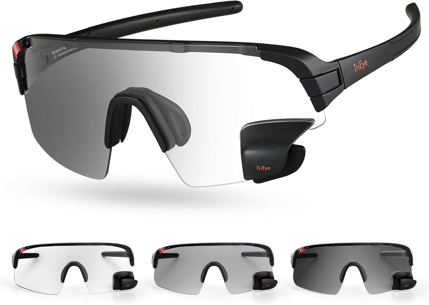 Cycling Glasses with Rear-view Mirror for Ultimate Safety