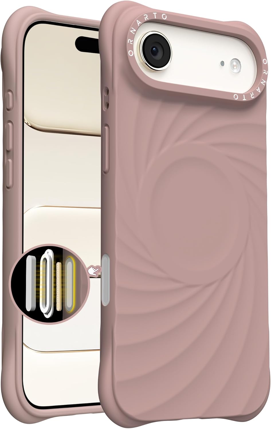 ORNARTO Vortuxe iPhone Air Case 6.5in with 2X MIL-STD Protection