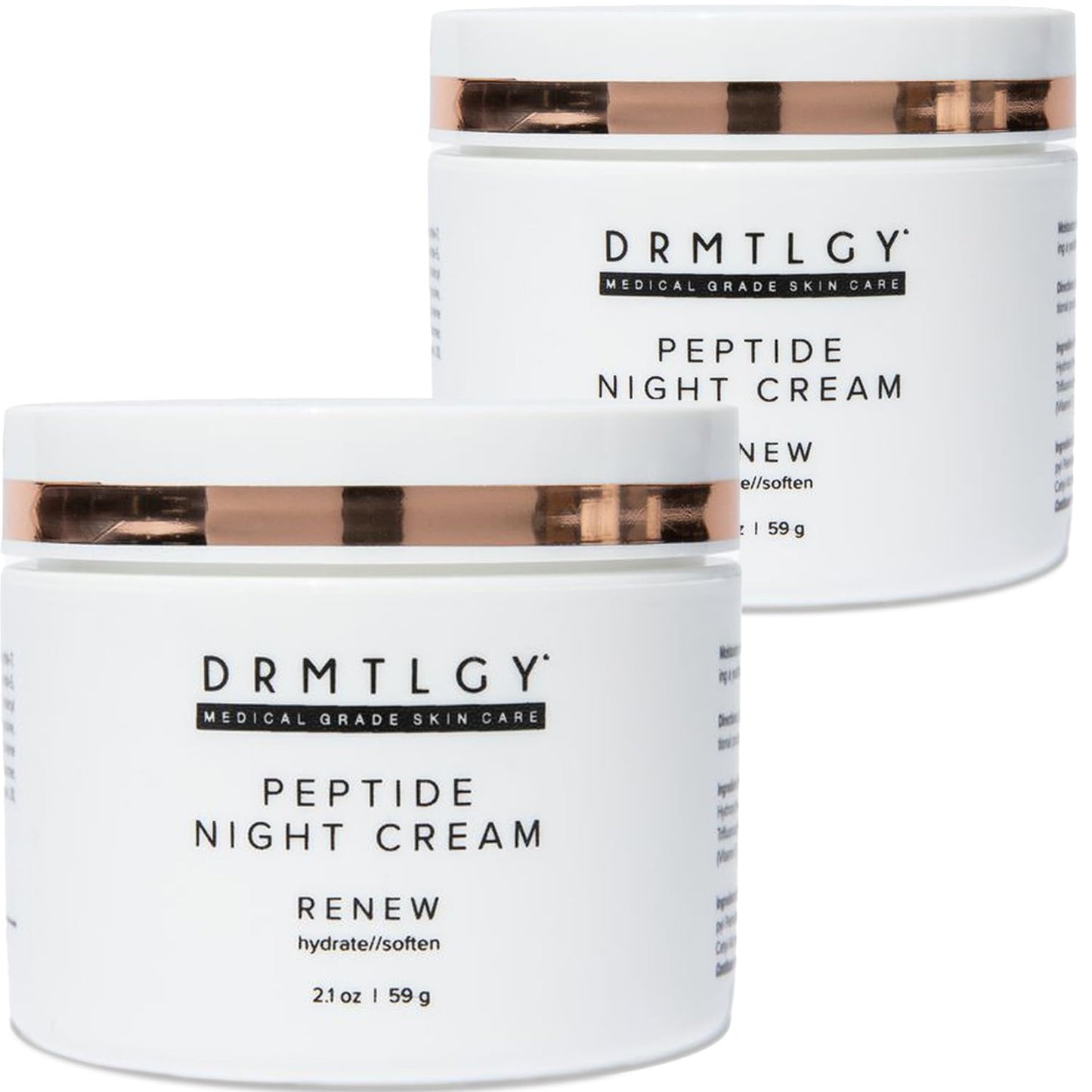DRMTLGY Peptide Night Cream: Hydrating Moisturizer for All Skin