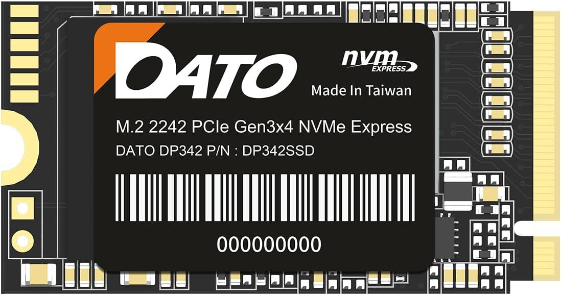 DATO M.2 2242 SSD 512GB with High Speed NVMe Technology