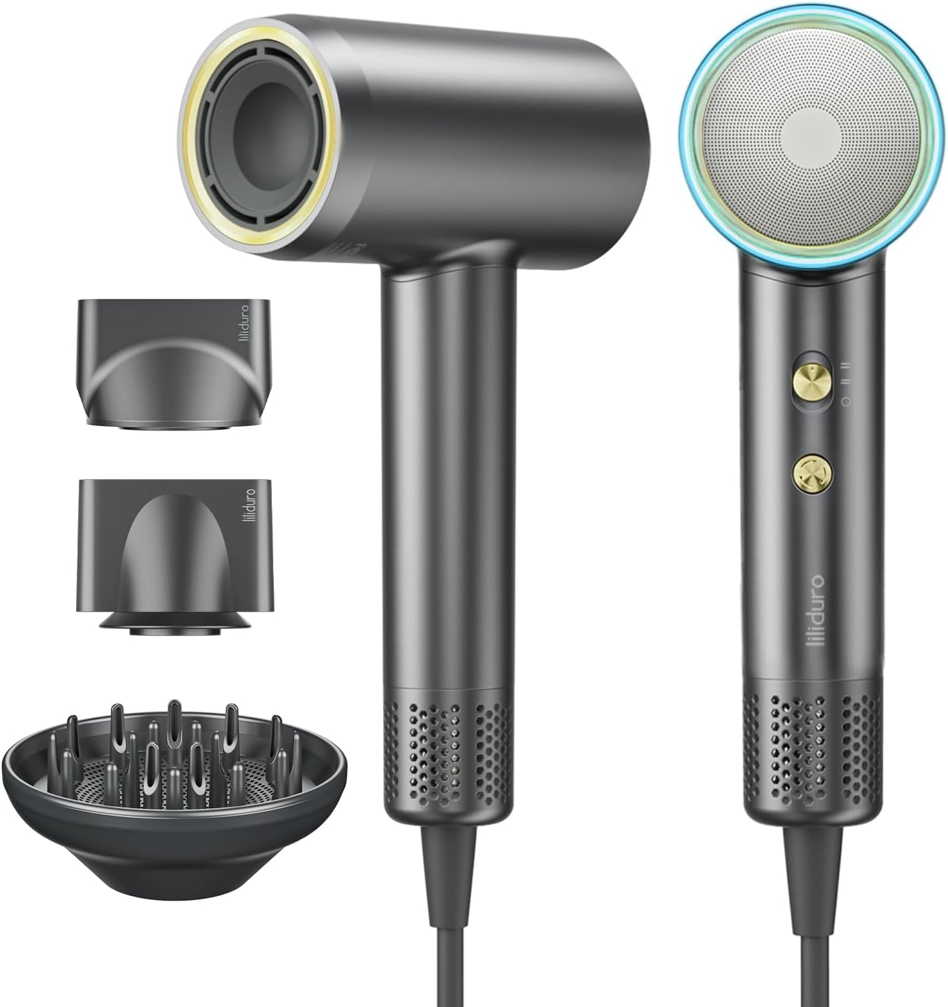 Ultra Fast Ionic Hair Dryer 1400W - Quiet & Intelligent