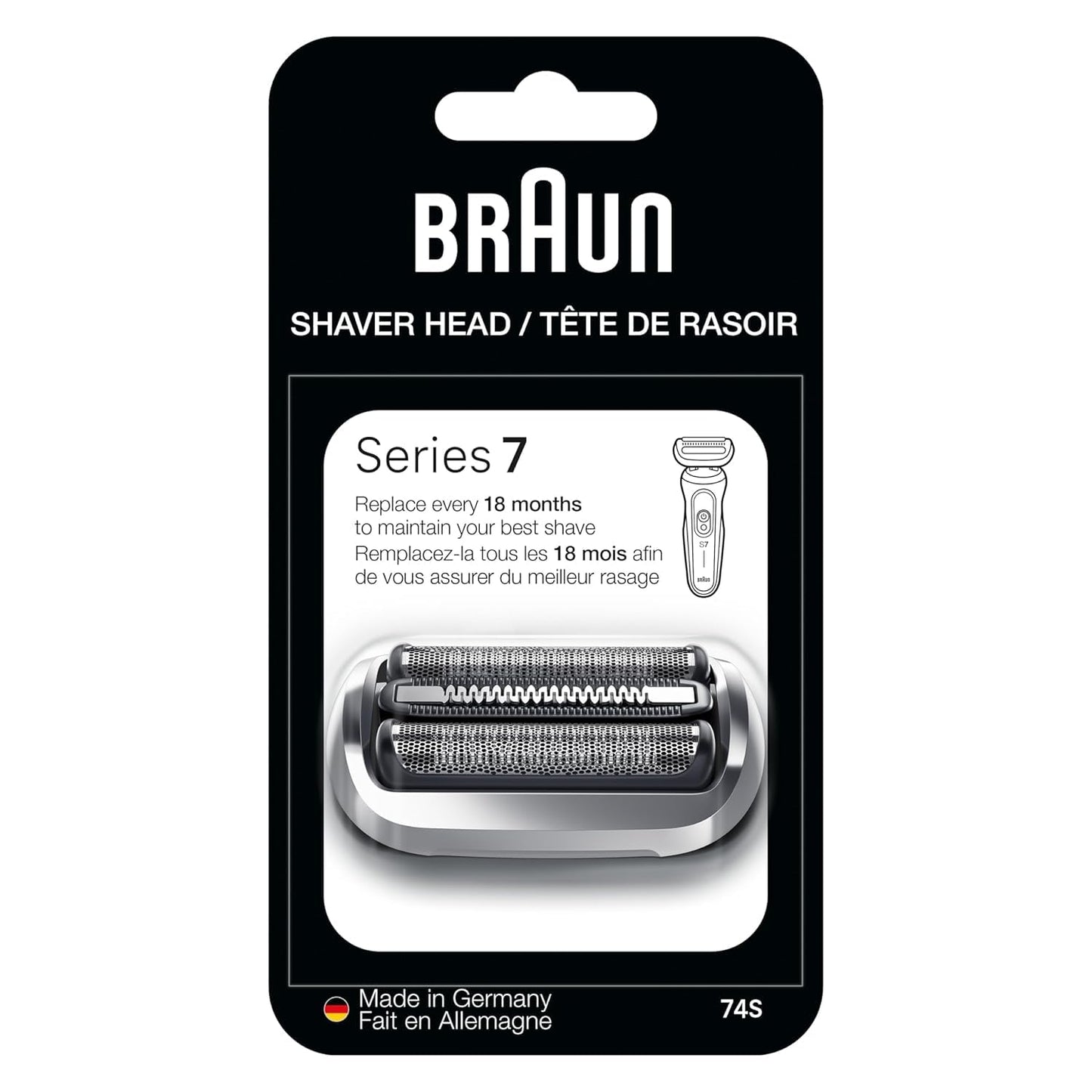 Braun Series 7 Electric Shaver Replacement Head for Peak Shaving