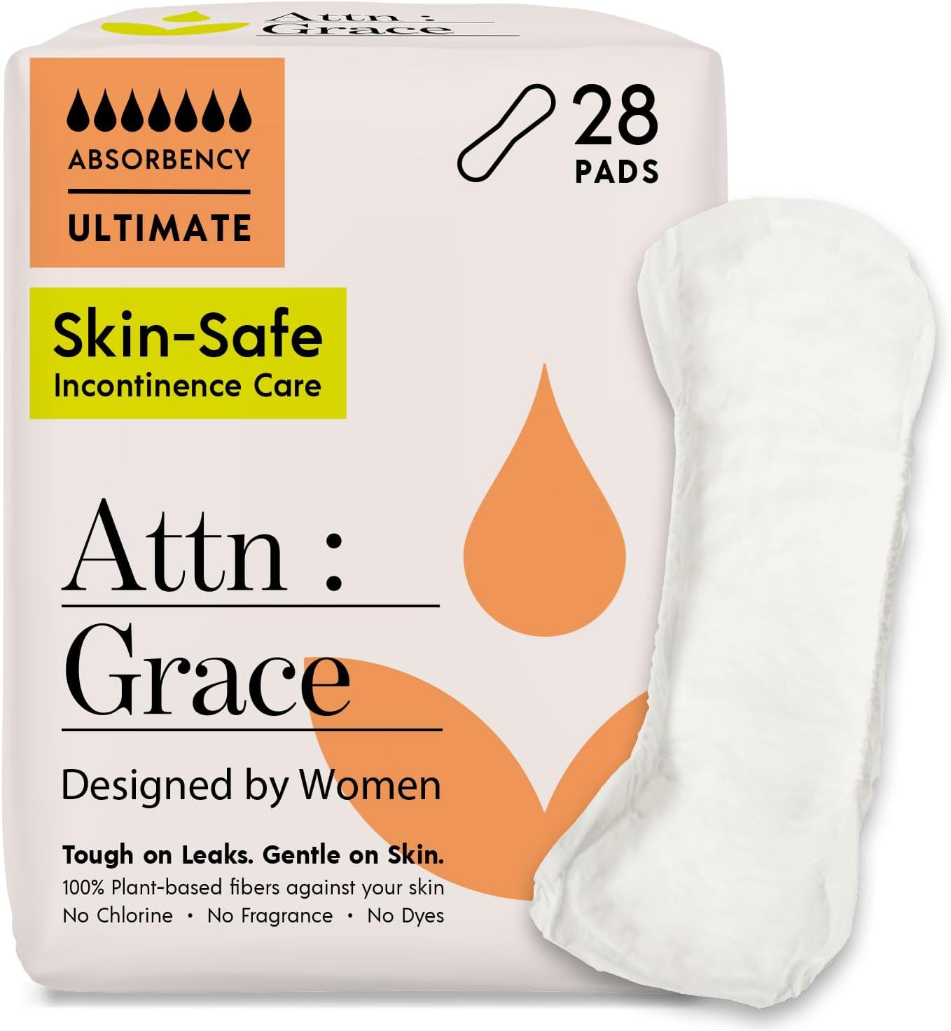 Grace Ultimate Incontinence Pads - High Absorbency for Heavy Leaks