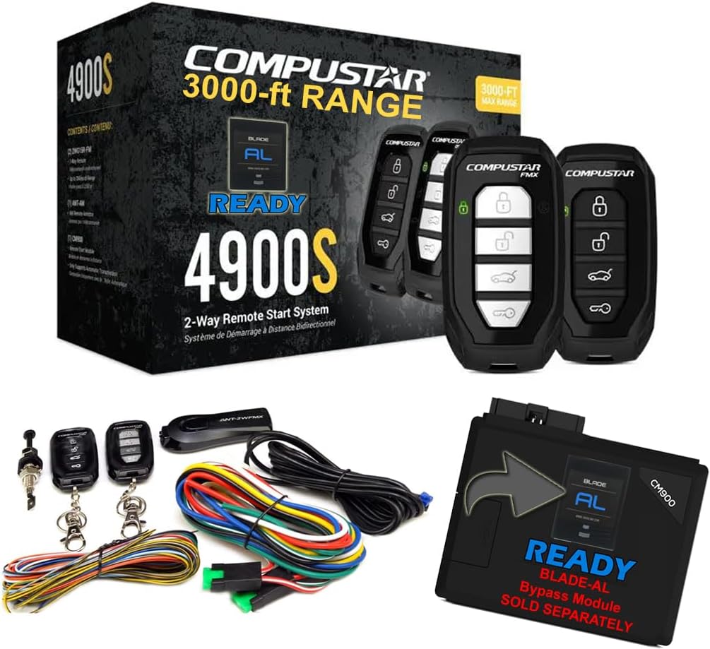 Compustar CS4900-S 2-Way Remote Start & Keyless Entry System
