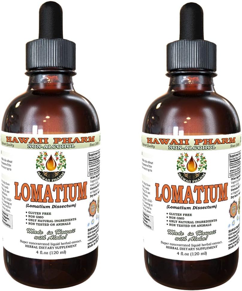 Lomatium Alcohol-Free Liquid Extract for Natural Wellness