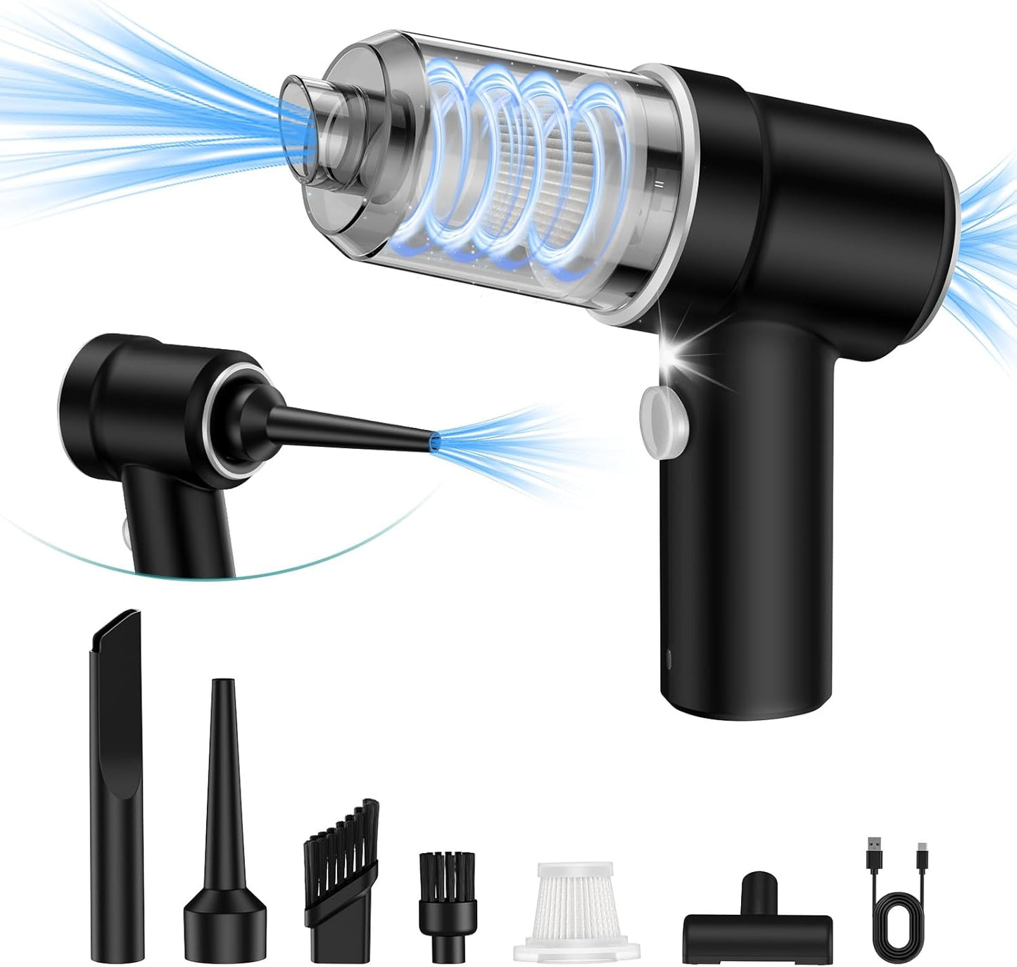 FiveBox Car Vacuum Cleaner - Cordless Power