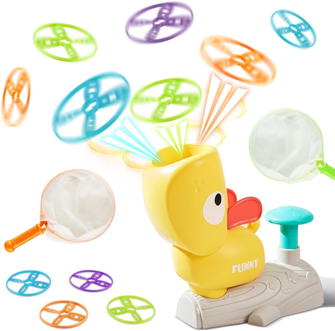 Pop Up Flying Saucer & Catch Nets - Outdoor Fun!