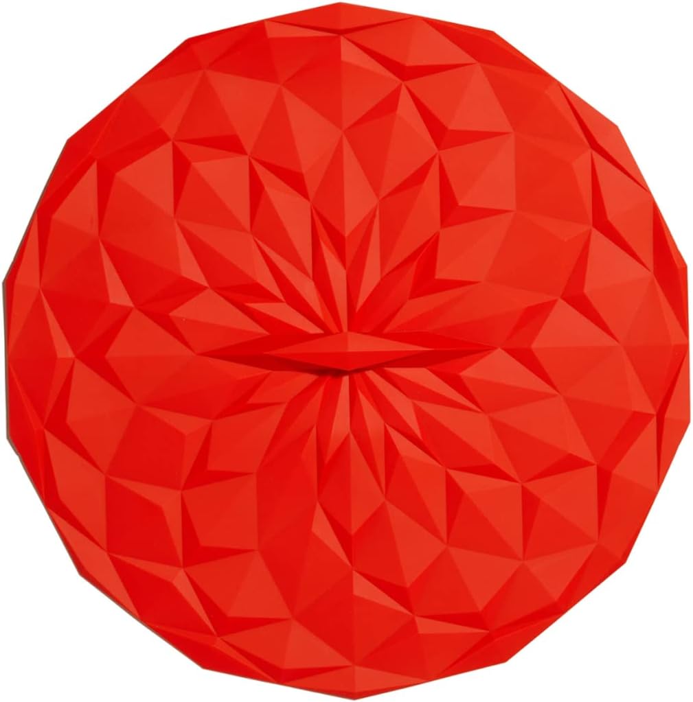 Silicone Suction Lid: Heat Resistant Splatter Cover - GIR Red
