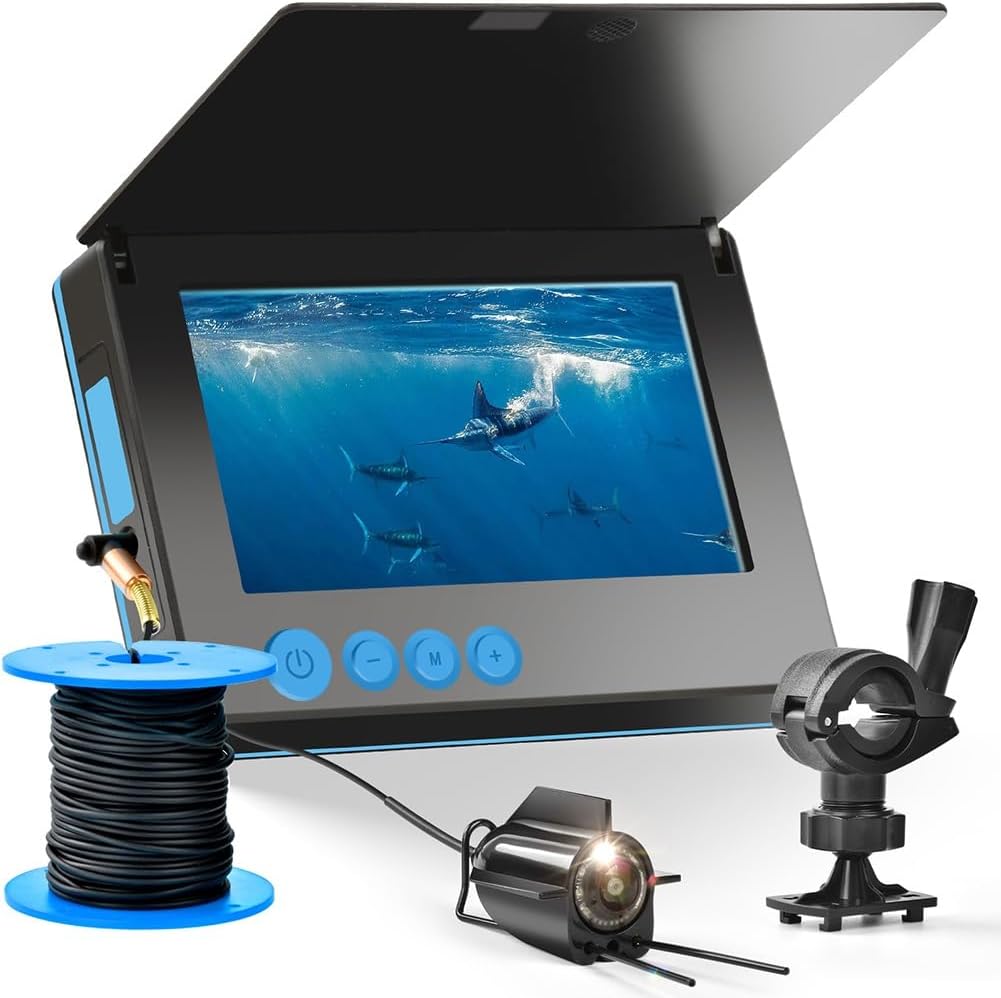 Portable Underwater Fish Finder Camera with Night Vision