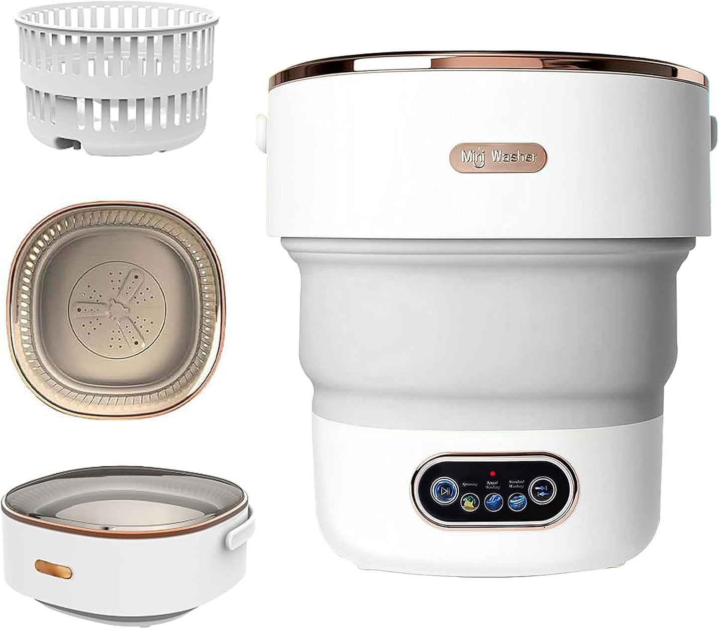 VUHIGIB Portable Washing Machine: Compact 15L Mini Washer