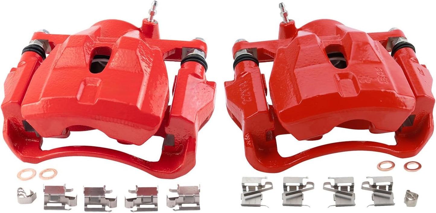 TRQ Front Performance Brake Caliper Set for Toyota Corolla & More