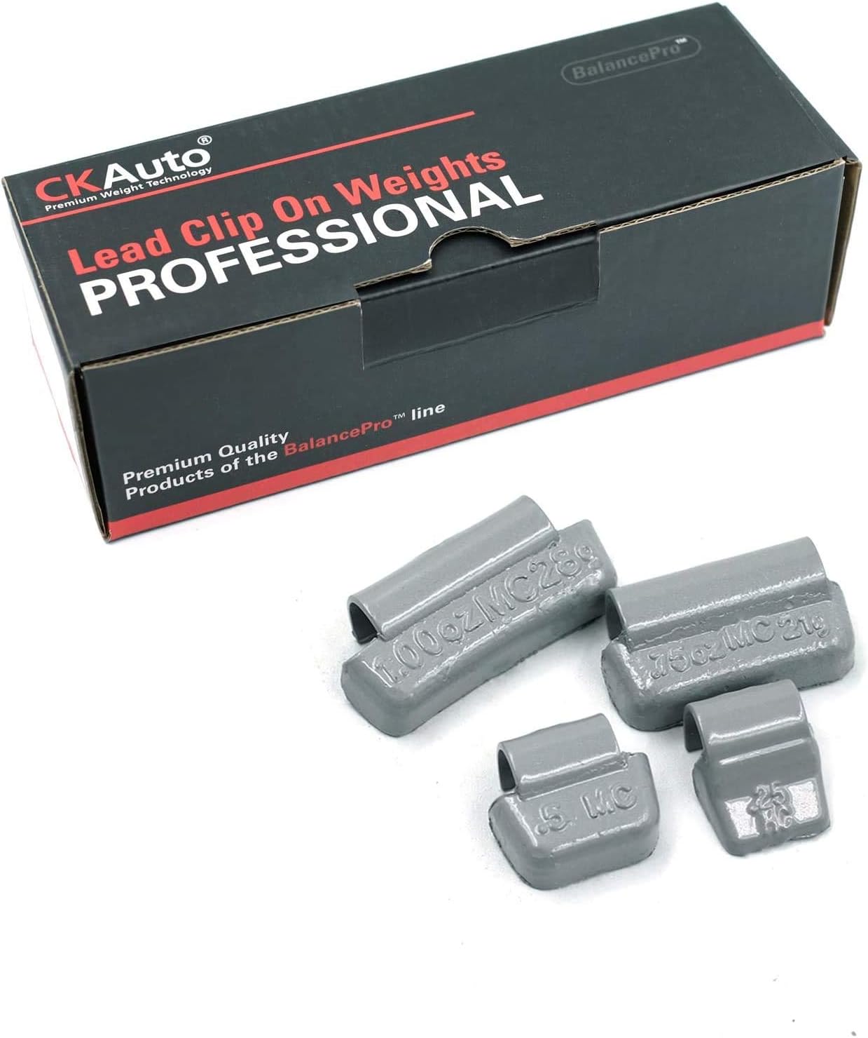 CKAuto MC-Series Coated Lead Clip Wheel Weight Assortments