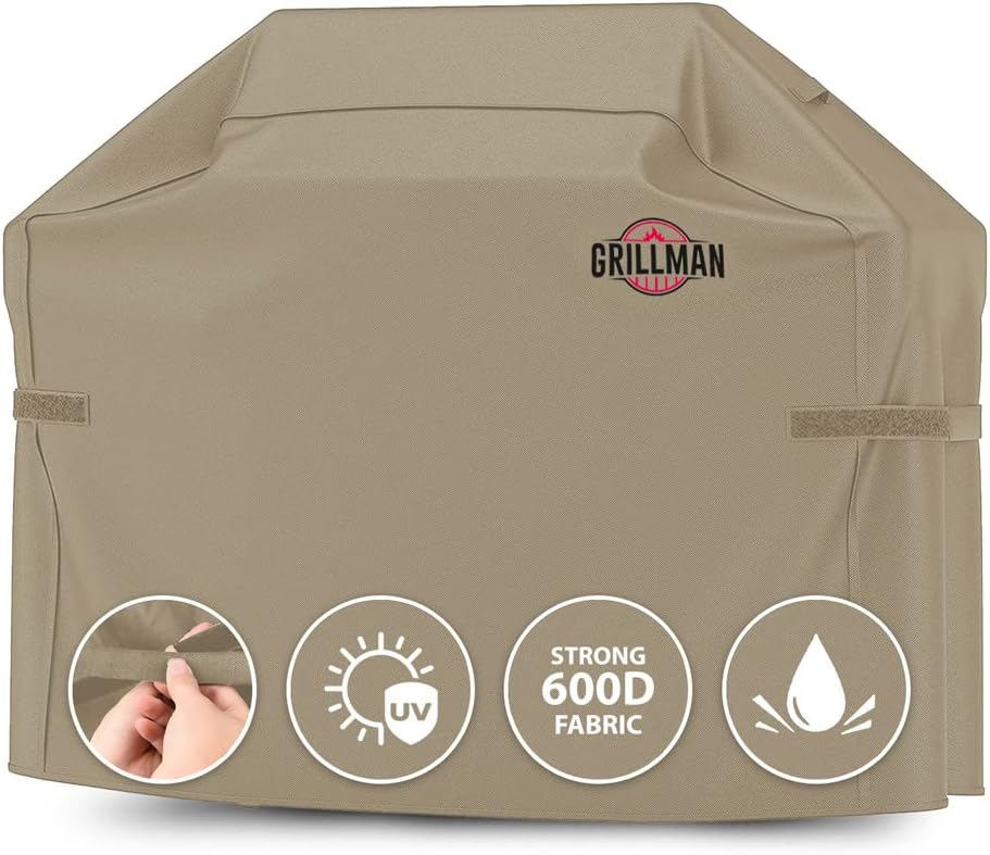 Grill Cover by Grillman - Waterproof & Weather-Resistant 72 Inch