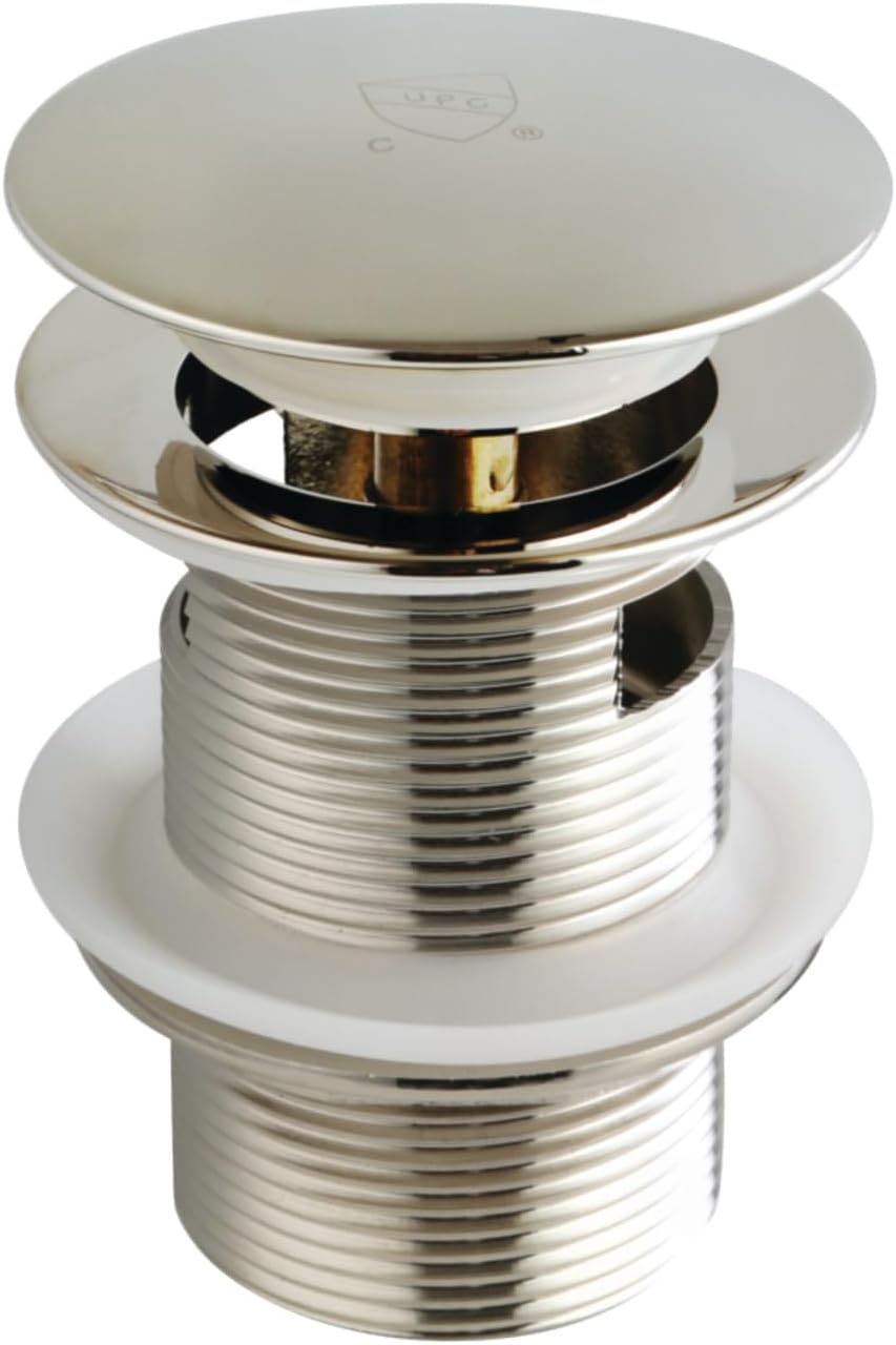 Kingston Brass Toe-Touch Tub Overflow Trimscape in Polished Nickel