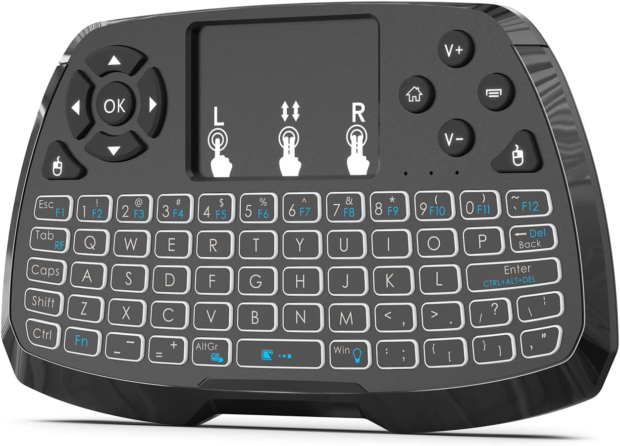 Wireless RGB Mini Keyboard with Touchpad - Miritz